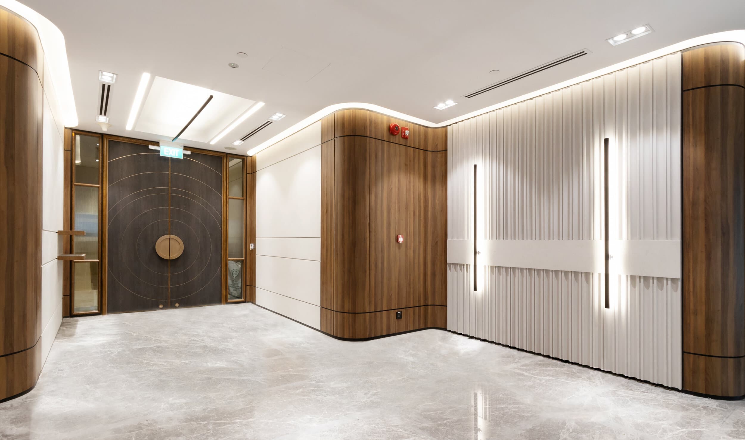 Architectural paint wall finish