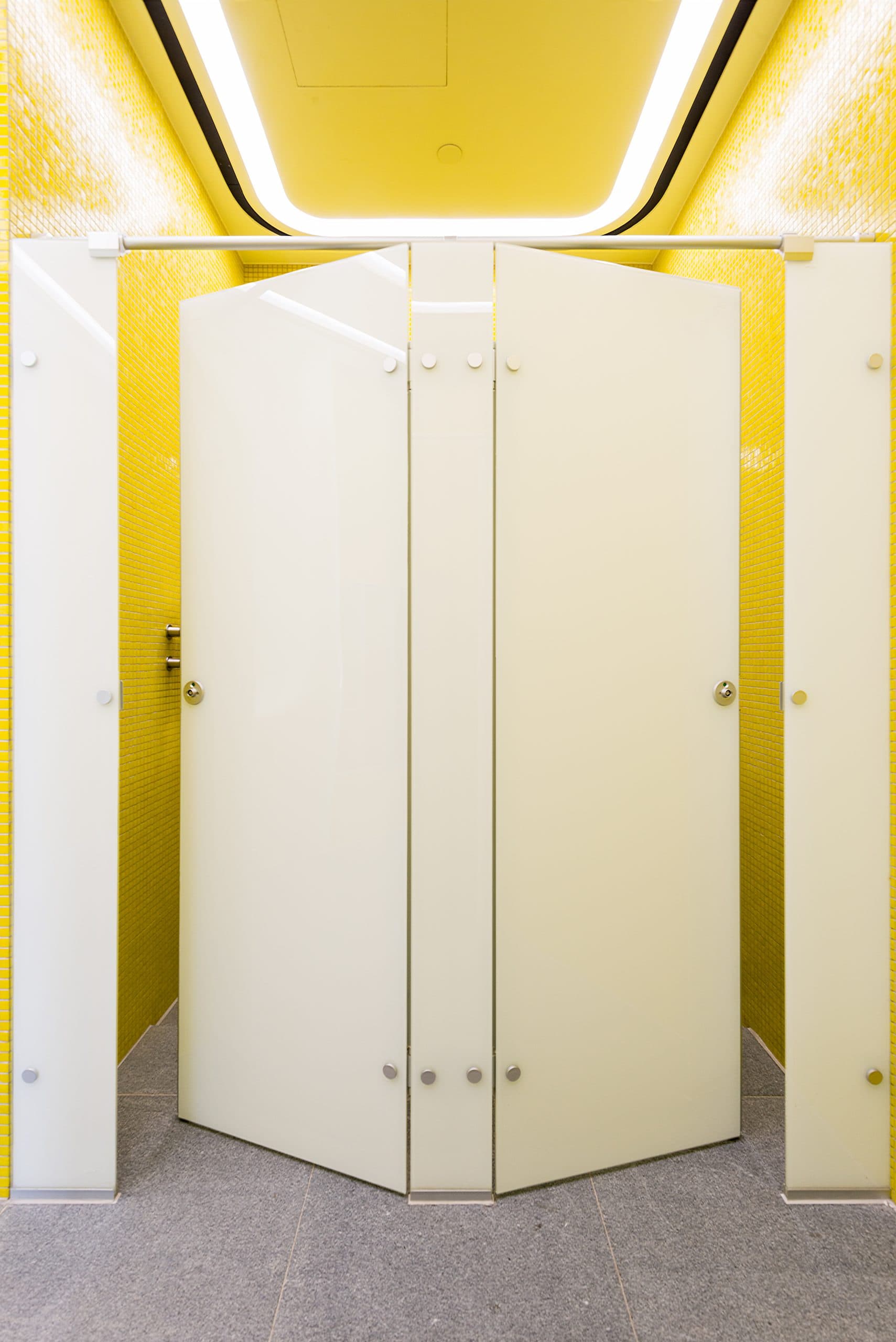 M600 Phenolic Panel Cubicle System at D'Leedon Condominium