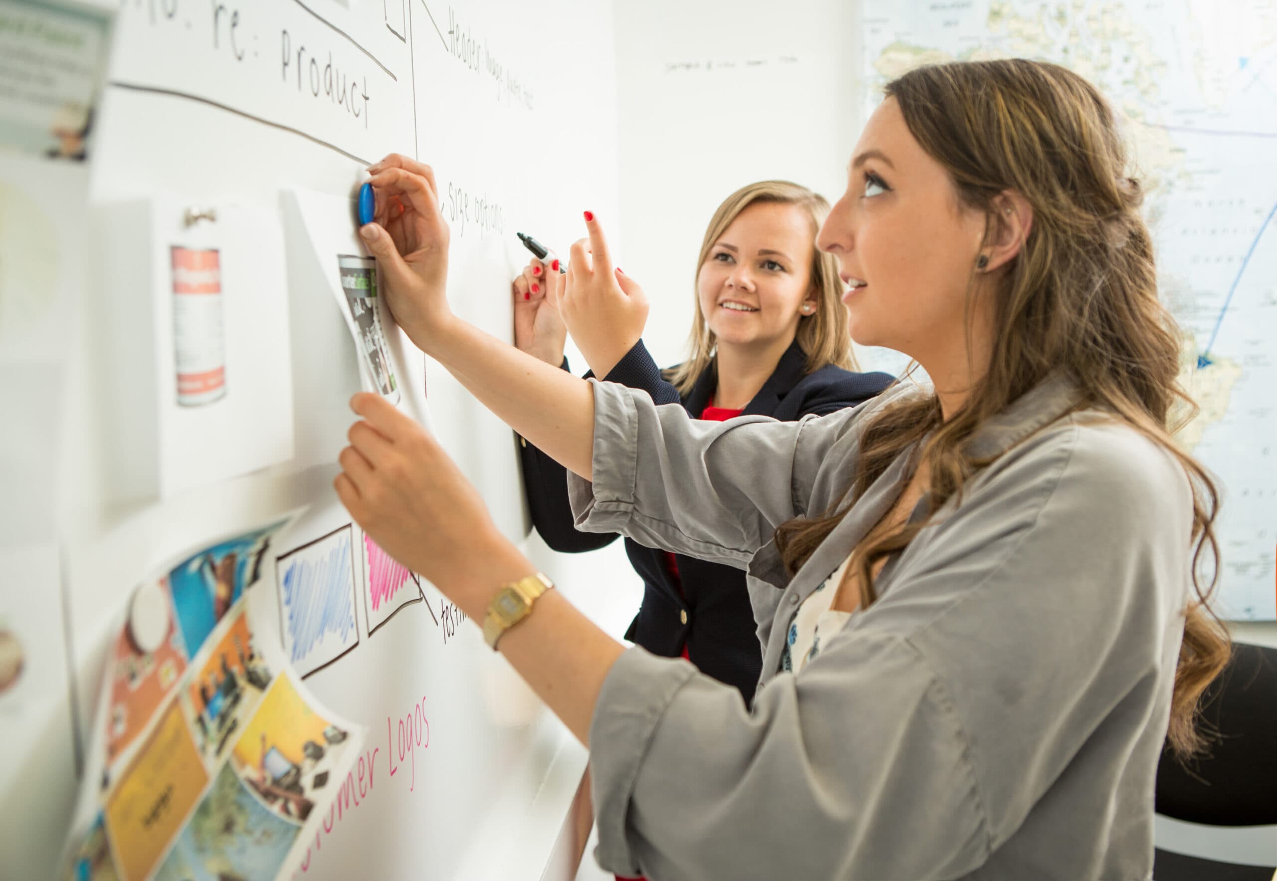 Smarter Surfaces magnetic plaster on white wall