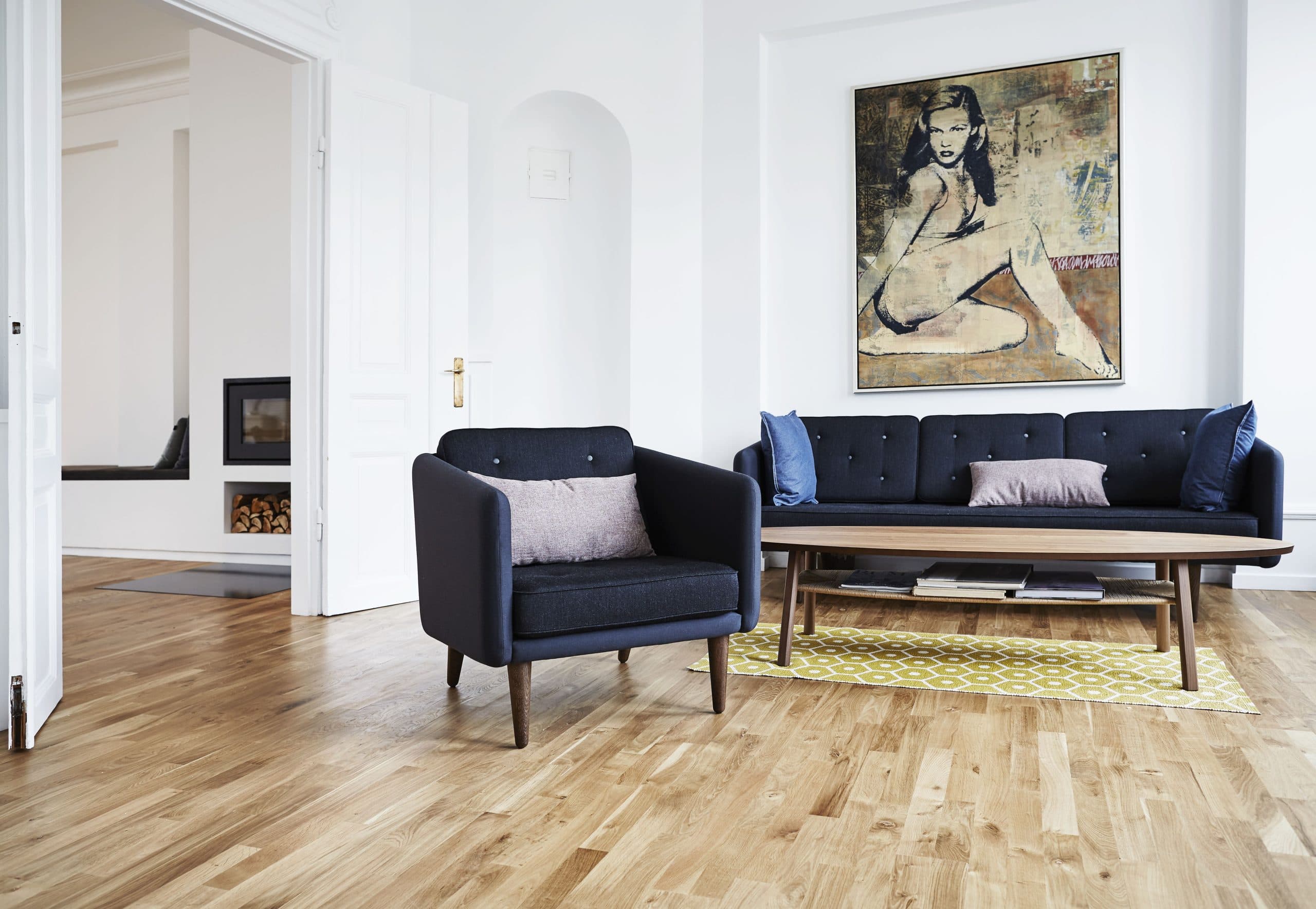 Oak Harmony hardwood flooring in residential interior
