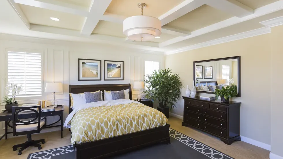 ceiling finish: Coffered Ceiling Designs