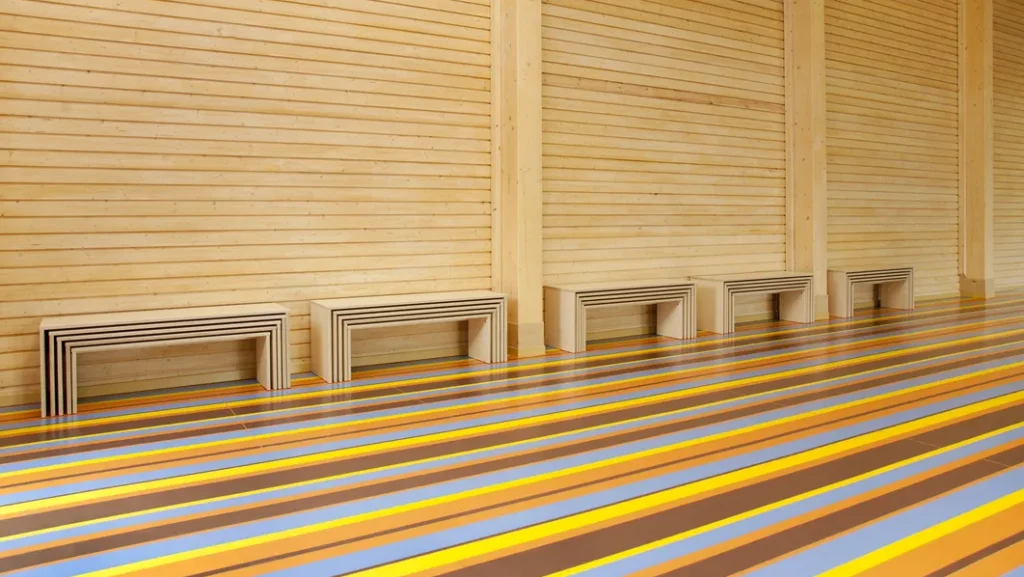 colorful sport flooring